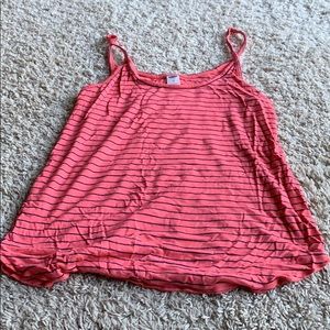 Cotton tank salmon color